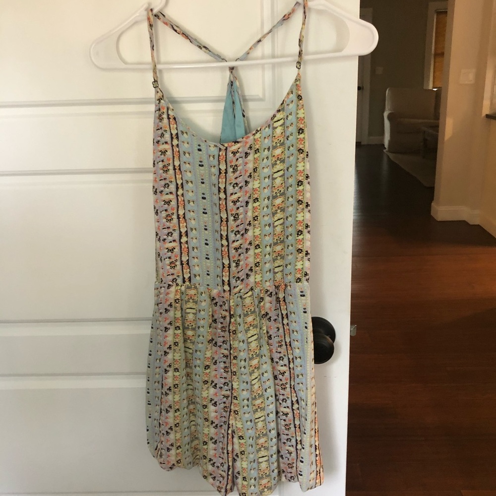 Free People Pastel Print Romper